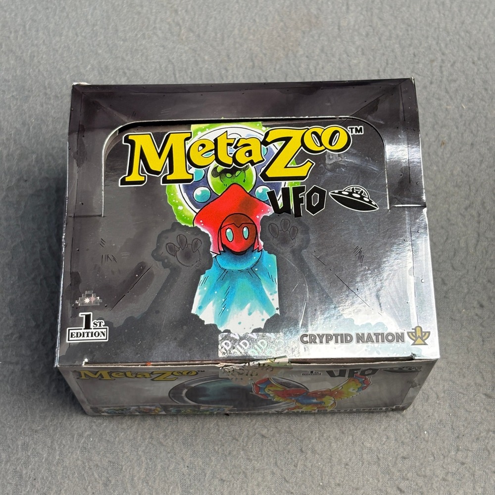 MetaZoo Cryptid Nation UFO 1st Edition Booster Box 36 Packs TCG 2022 Open Box